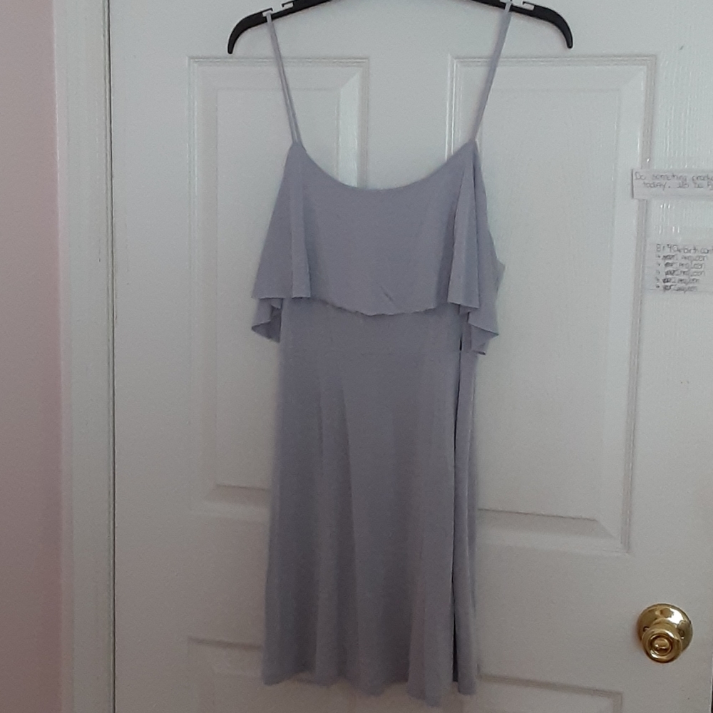 Periwinkle mini dress